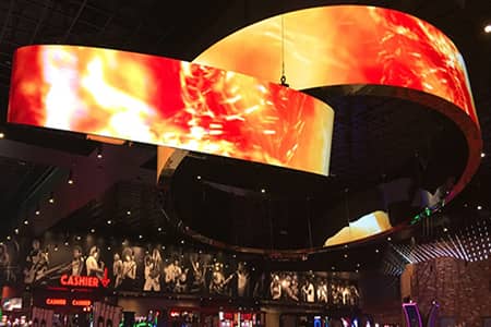 Cube LED Display - Museum Exhibition