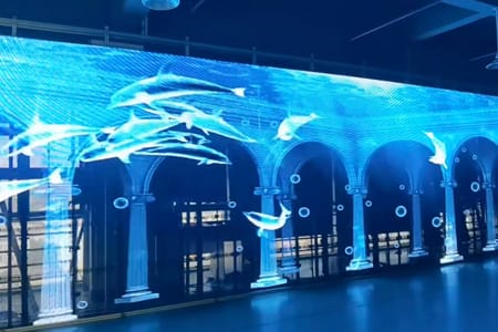 Wall-Mounted Outdoor LED Display - Custom Sheet Metal Cabinet
