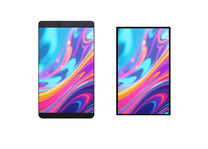 AL-B Series smart city LED pole screen side view double-sided display option