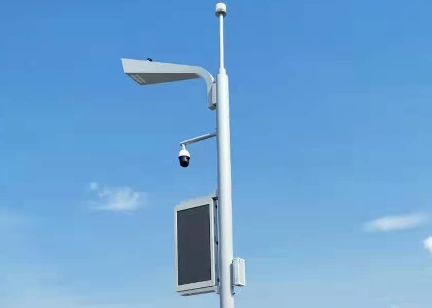 Smart City LED Pole Screen - Multi-functional Integration with 5G/IoT