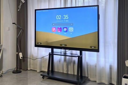 Interactive whiteboard in conference room