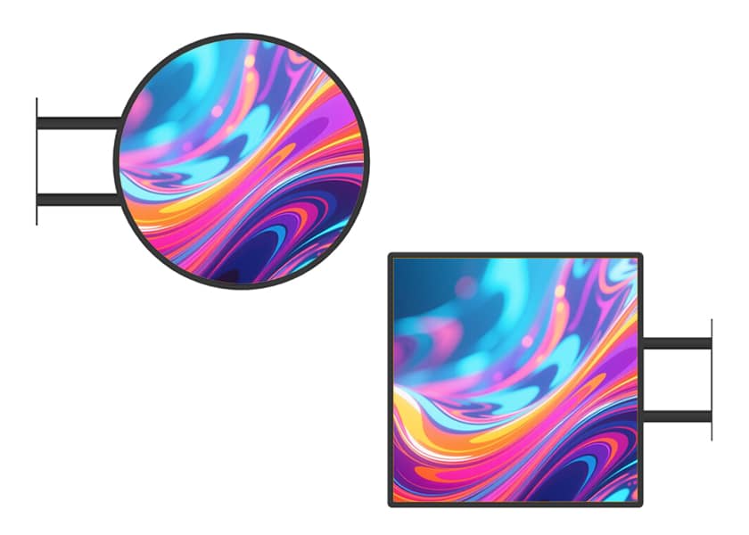 CR-B Series Outdoor Creative LED Display - Retail Shaped Screen