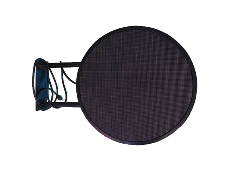 CR-B Series outdoor retail LED display side view IP65 waterproof