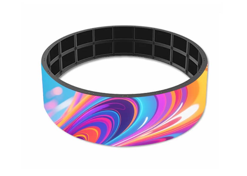 CR-C Series Curved LED Display - 360° Viewing Angle Creative Screen