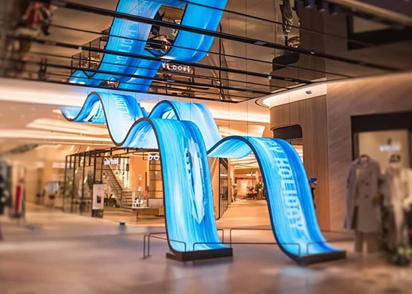 CR-C Series flexible LED module close-up 320x160mm bendable panel