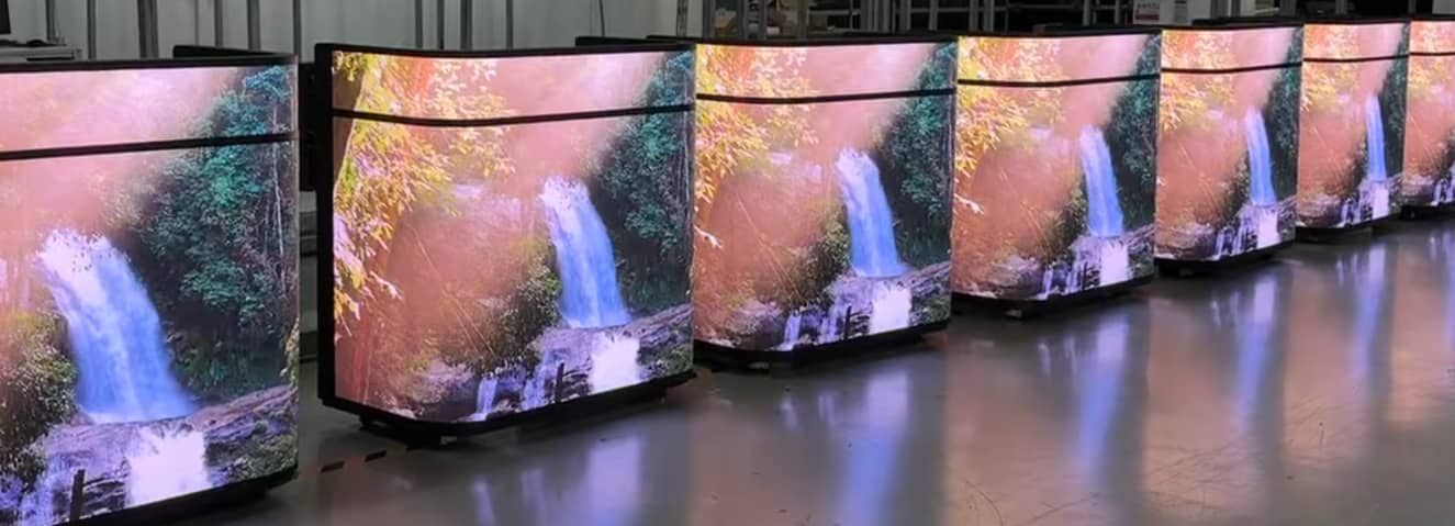 Stationary Installation - Built-in Table LED Display Setup
