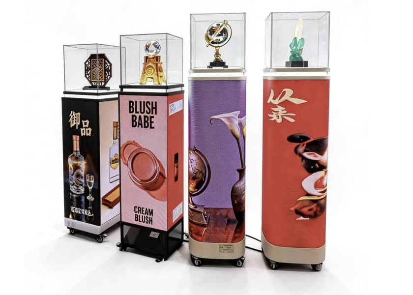 CR-F Series built-in LED display installation detail magnetic mounting