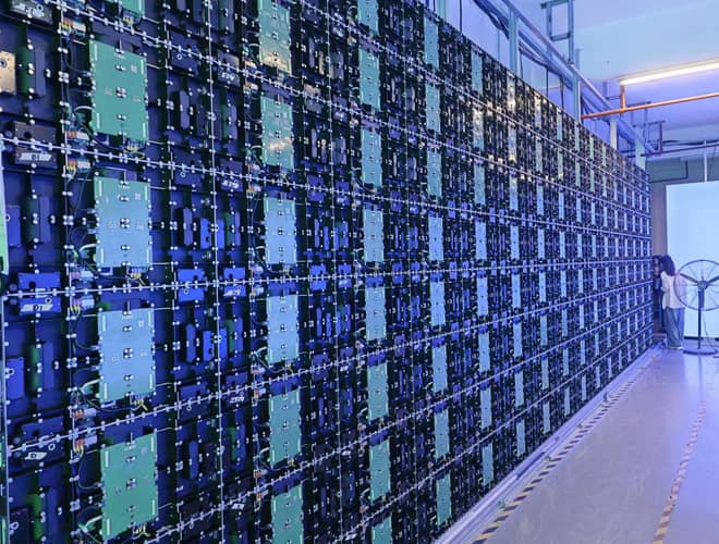 Assembly of LED Screen