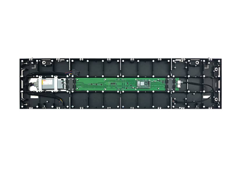 IN-A Series LED video wall front maintenance access installation detail