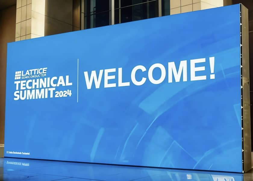 IN-A Series strip cabinet LED display close-up lightweight aluminum design