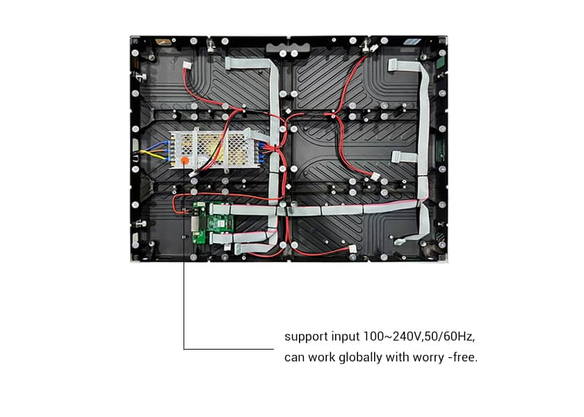 IN-B Series LED Cabinet Layout Diagram