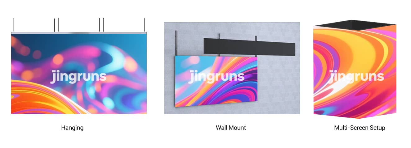 IN-E Series COB LED Display Installation Methods - Creative Splicing Options