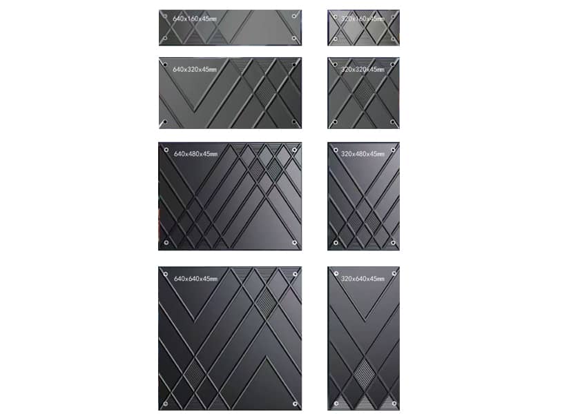 IN-C Series LED video wall installation example shopping mall digital signage