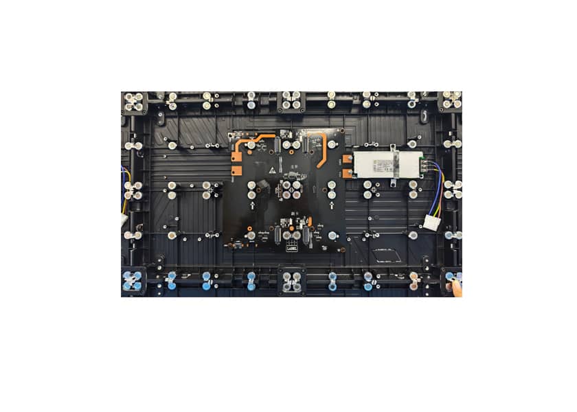 IN-E Series COB LED cabinet detail 35.5mm ultra-thin die-cast aluminum