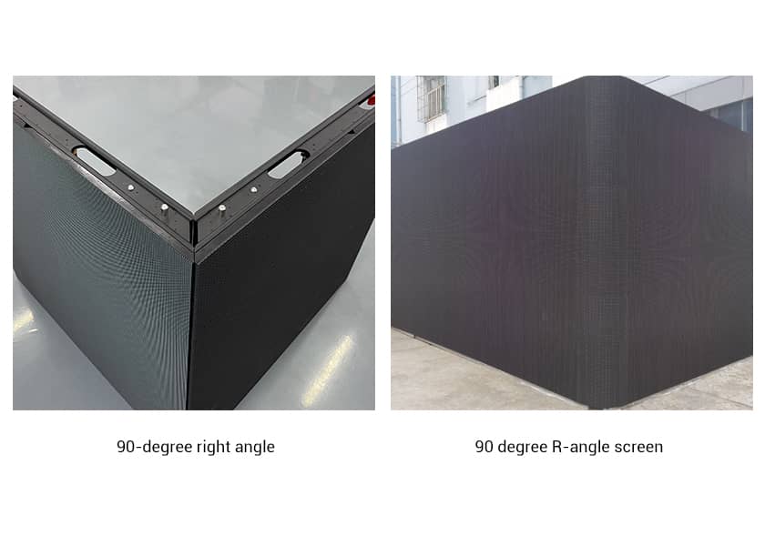 90-Degree Radian Support for Outdoor LED Display