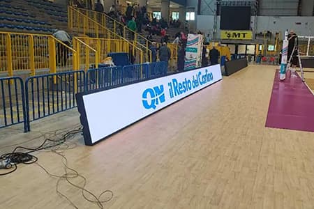 Floor-to-Ceiling Outdoor LED Display - Shopping Mall Installation
