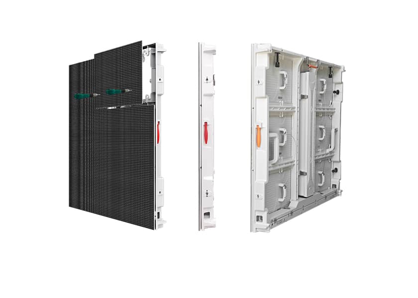 OU-B Series outdoor LED screen side view 86mm ultra-thin die-cast cabinet