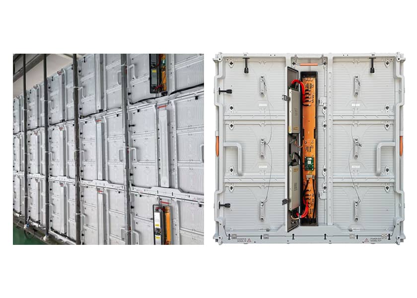 OU-B Series Outdoor LED Cabinet - Layout Diagram