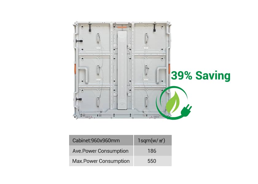OU-B Series Energy-Saving Outdoor LED Display - Low Power Consumption