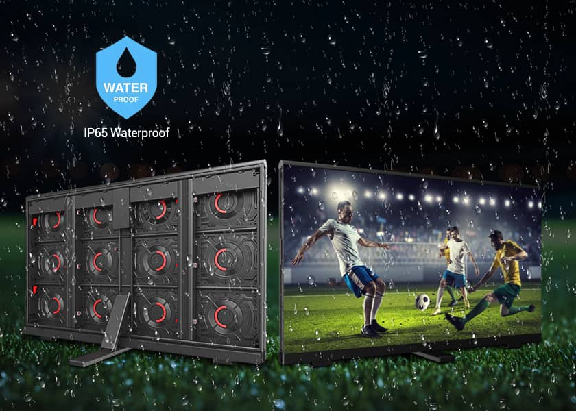 OU-E Series IP65 Waterproof Outdoor LED Display - Weather Protection