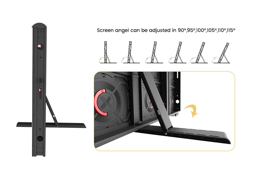 OU-E Series Outdoor LED Display - Adjustable Viewing Angles 90°-115°