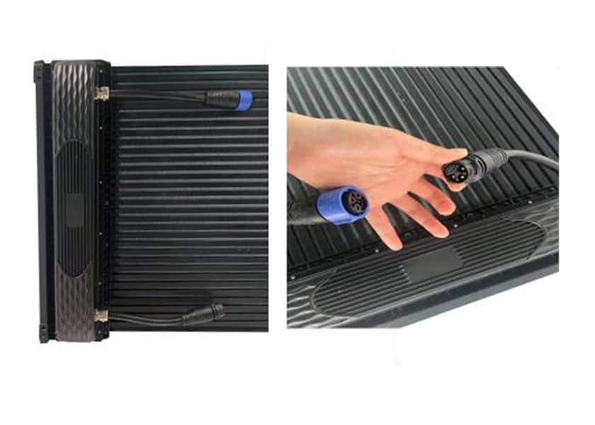 LED Grille Screen Installation - Quick Connection System