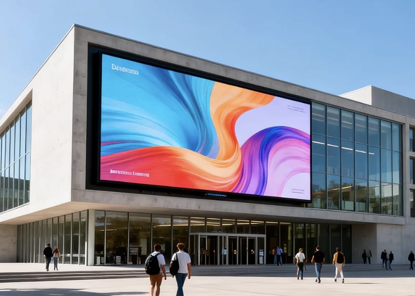 Outdoor Wall‑Mounted High Brightness LED Advertising Screen