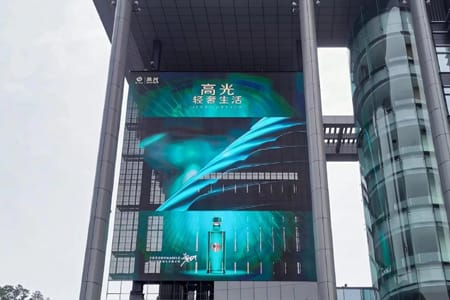 Multi-Column Mounted Outdoor LED Billboard - Large Format Display
