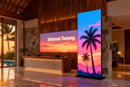 4K UHD Digital Signage - Exhibition Booth Display