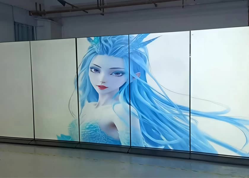 Stunningly Delicate Video Wall - Multiple 4K LED Posters Combined