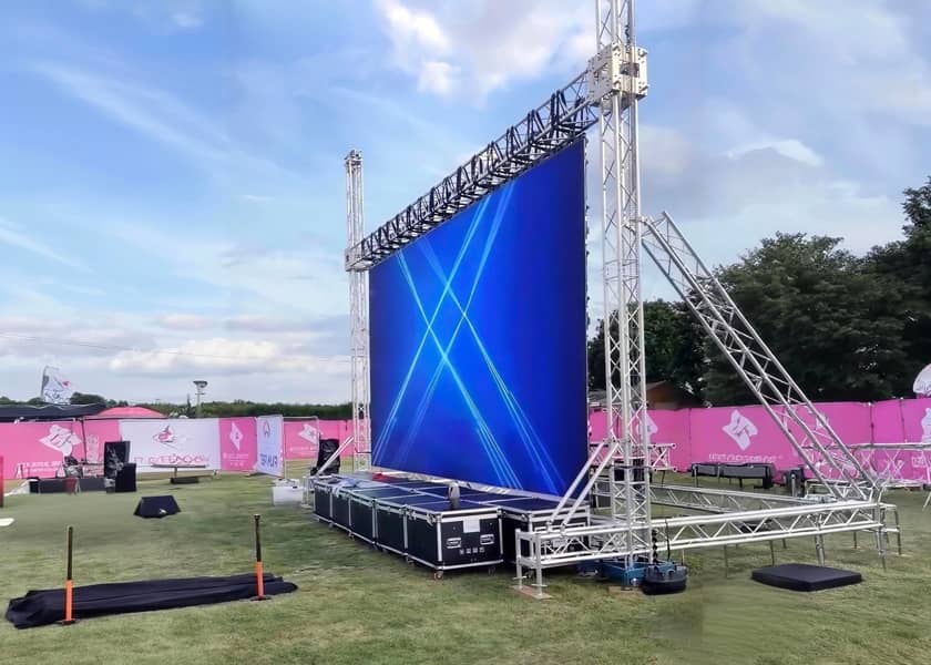 RE-A Series rental LED cabinet close-up anti-collision corner guards