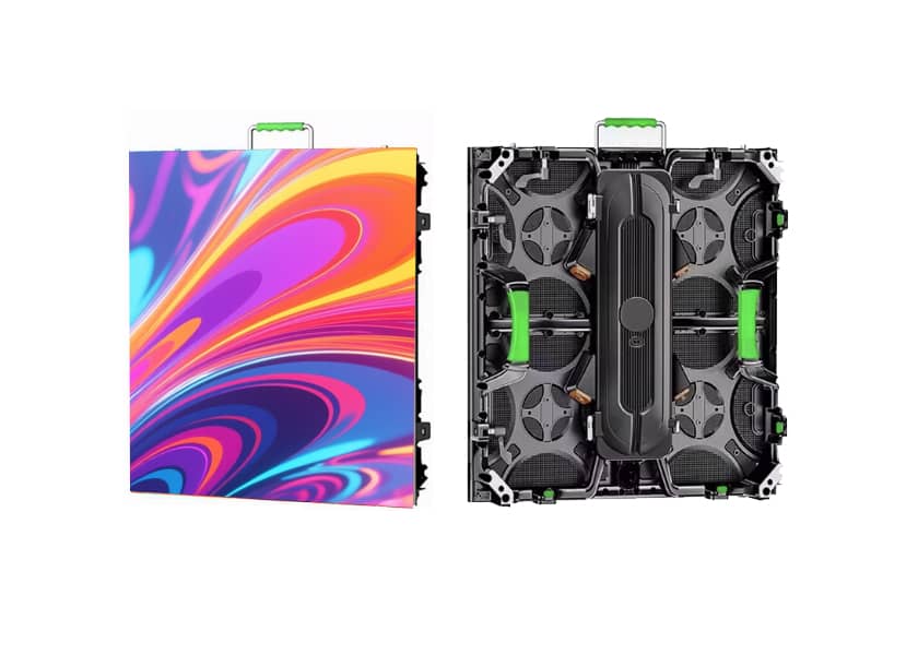 RE-D Series lightweight rental LED screen side view 7.6kg cabinet