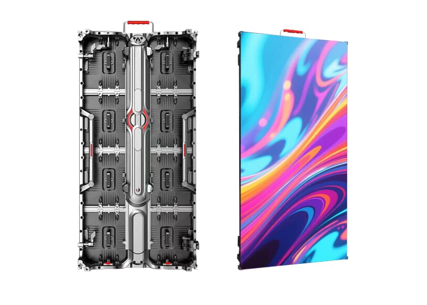 RE-E Series rental LED display front maintenance access quick service
