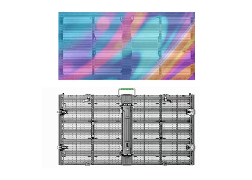 RE-T Series Rental LED Grille Screen - Low Wind Resistance Stage Display