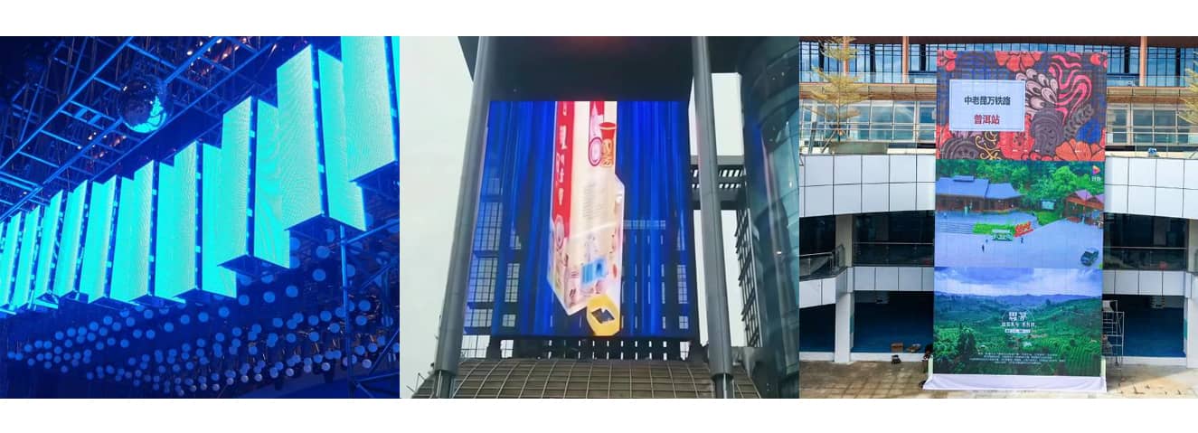 RE-T Series LED Grille Screen - Wall Mounted Installation Method