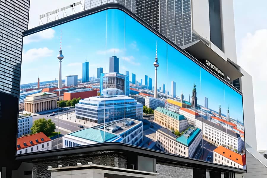 High brightness digital billboard for outdoor advertising by Jingruns