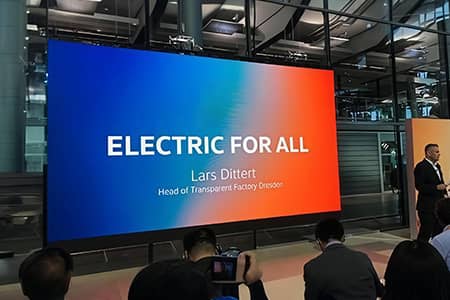 Conference hall LED screen large venue display for events