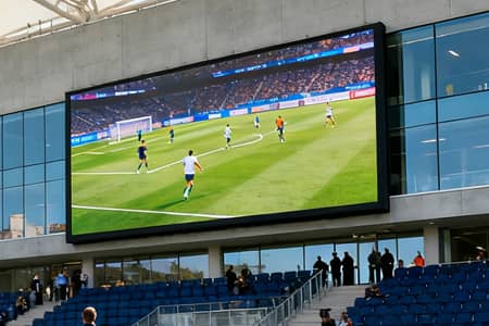 Outdoor basketball court LED display sports venue video wall