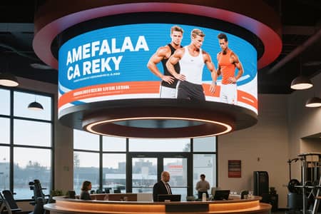 Training field LED display practice facility scoreboard