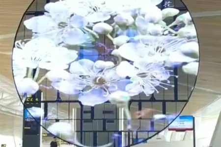 3D LED Cube Display - Shopping Mall Landmark