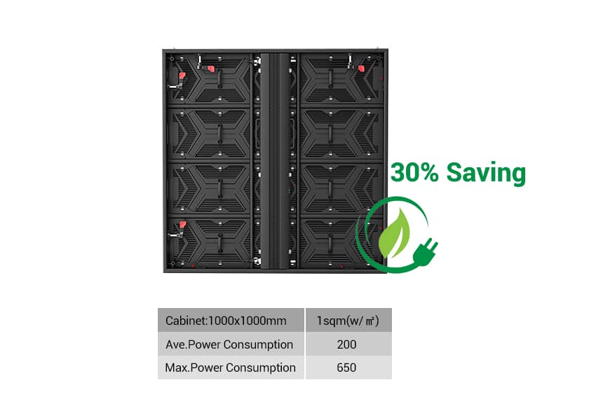 Energy-Saving Outdoor LED Display - 30% Power Reduction