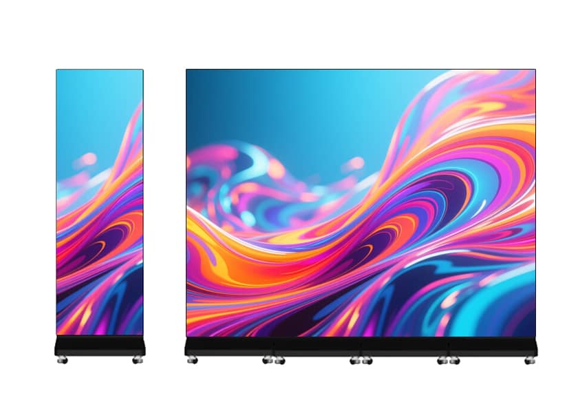 PO-A Series LED poster magnetic edging quick installation seamless splicing