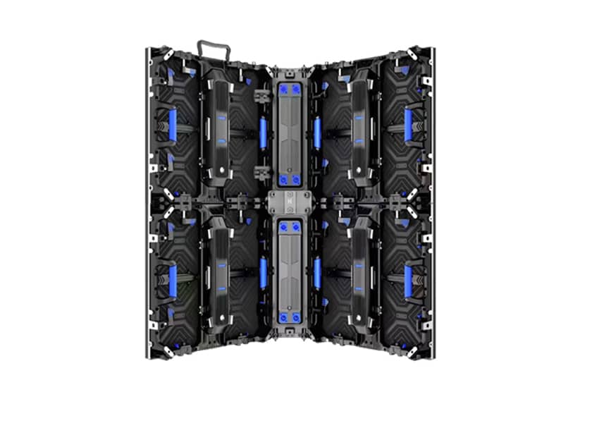 RE-G Series rounded corner LED screen side view modular design