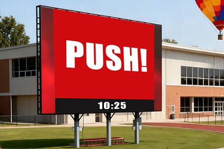 Floor-to-Ceiling Outdoor LED Display - Shopping Mall Installation